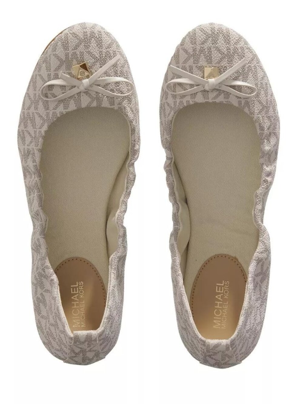MICHAEL Michael Kors Juliette Ballet Flat Vanilla Size 8